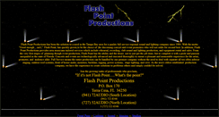 Desktop Screenshot of flashpointproductions.com